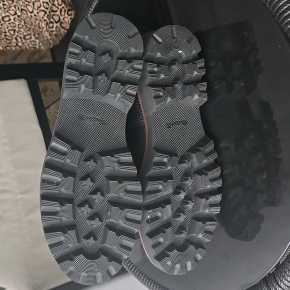 Madewell Black The Citywalk Lug Sole Chunky Chelsea Boots Size 6 - Picture 11 of 12